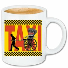 Kaffeetasse taxi fahrrad - kaffeetasse,