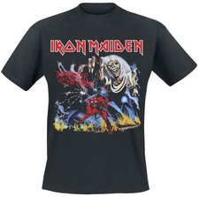 Iron Maiden T-Shirt Herren Stranger Number Of The Beast schwarz