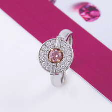 2 Karat Rund & Baguette Rosa