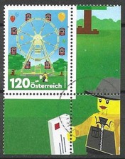 Österreich Mi. 3675 aus 2022 ORTSSTEMPEL Grafenwörth / Riesenrad / 90 J. Lego