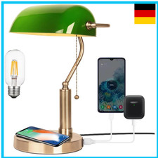 LED Tischlampe Vintage Glas