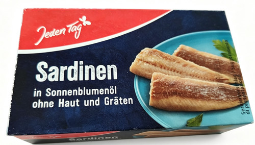 Jeden tag ölsardinen ohne - tag,