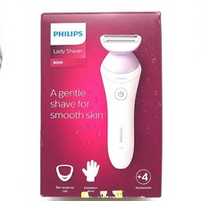 Philips Lady Shaver Series 6000  Kabelloser Nass- Trockenrasierer 4 Epilators (