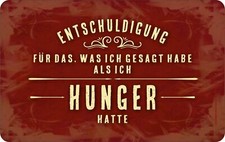 Brettchen Entschuldigung für