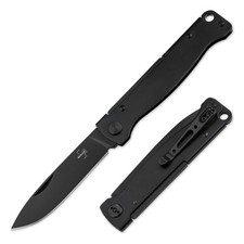 BÖKER PLUS® Atlas All Black Taschenmesser 12C27 Slipjoint Edelstahl - 01BO858