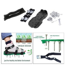 Heavy Duty Rasen Belüfter Spiker Schuhe, Garten Haltbar Spike Übung Sandalen