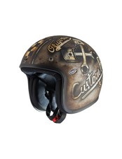 Motorradhelm Jet Vintage