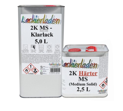 Set klarlack 1 inkl - 2k,