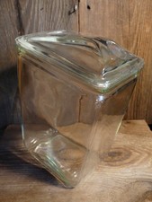 Vorratsglas Maggi eckig Glas alt antik Brocante Tante Emma Aufbewahrung Küche