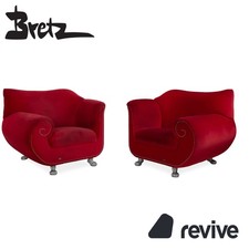 Bretz Gaudi Garnitur Samt 2x