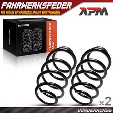 2x Federn Fahrwerksfeder Vorne