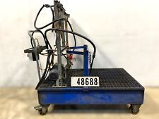 Denios Pumpe Fasspumpe Ölpumpe Umfüllpumpe mit Ölauffangbehälter 48688