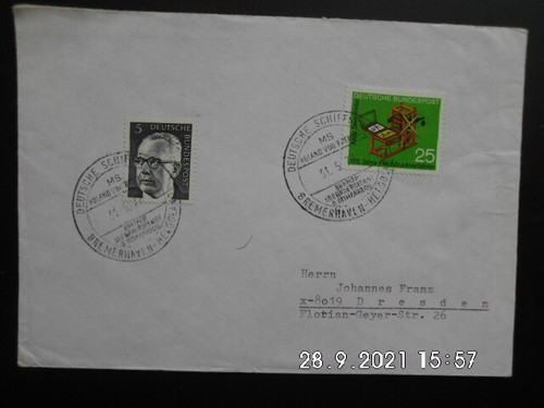 Deutsche schiffspost ms - -,