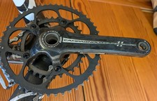 Campagnolo Super Record 11 Kurbel 175 mm 50 34 Zähne Kompaktkurbel Carbon