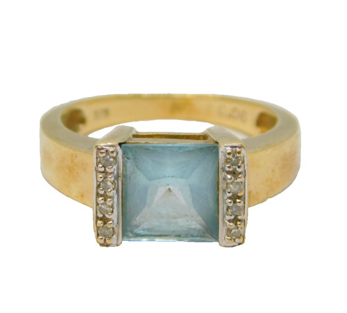 Eleganter ring gelbgold - ring,