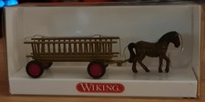 Wiking -- Leiterwagen mit Pferdegespann -- 8930229 -- OVP