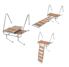 Edelstahl Badeplattform mit