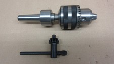 mitlaufendes Bohrfutter MK 2 für Reitstock Drehmaschine 1-13 mm B16 Zahnkranz