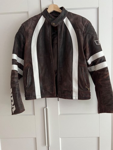 Motorradjacke honda braun - motorradjacke,