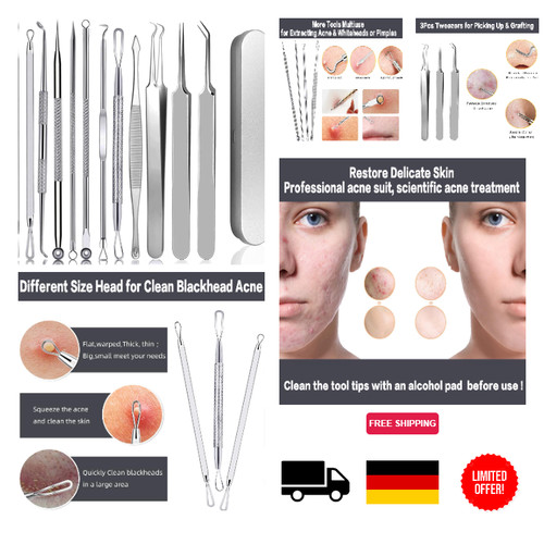 Mitesserentferner set - set, 12