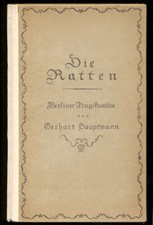 Gerhart hauptmann die - gerhart, ratten