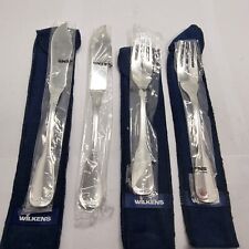 D56# 4tlg. Wilkens Fisch - Besteck Silber 925 punziert Augsburger Faden Neu