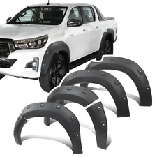 ?Kotflügelverbreiterung 8,6 Zoll für Toyota Hilux 2018-2020 4 Türen Mattschwarz