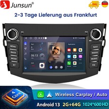 Carplay 2+64G Android 13 Autoradio Für Toyota RAV4 2006-2012 GPS Navi WIFI DAB+ 