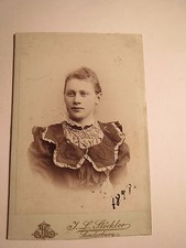 Sonderburg - 1898 - Anna Cacilie Lorenzen als junge Frau - Portrait / CDV