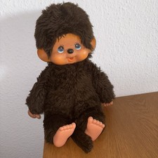 alter Monchichi Sekiguchi 1974 mit Etikett Original Vintage XXL Traurig 44cm