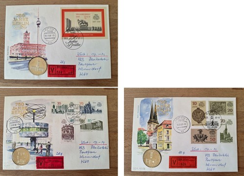Numisbrief ddr 1987 750 - numisbrief,