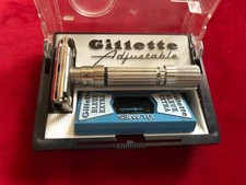 Gillette Rasierer FAT BOY G2 verstellbar verstellbar Schmetterling alt antik razor @@@