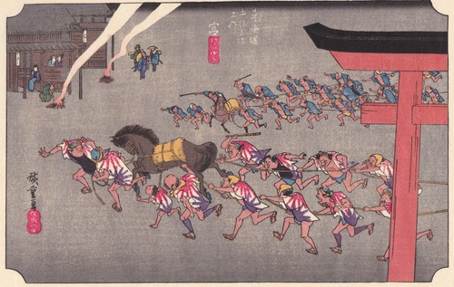 Hiroshige stationen des - -,