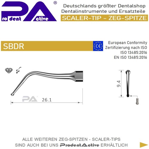 Scaler tip zeg spitze sbdr - scaler, zeg-spitze