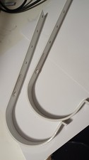 18x Rinnenhalter weiß