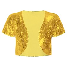 Mädchen Pailletten Bolero