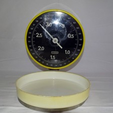 DDR Küchenwaage SOLIDUS • bis 3 kg Gelb Retro Design voll funktionsfähig  (624)