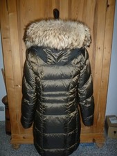 Sportalm Daunen Mantel, Kapuze, Gr. 36/38 braun, neuwertig