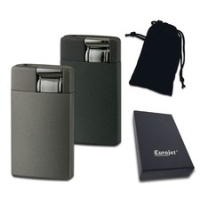 Premium Flat Sturmfeuerzeug | Jet Flamme | Zigarrenbrenner | Turbo Feuerzeug