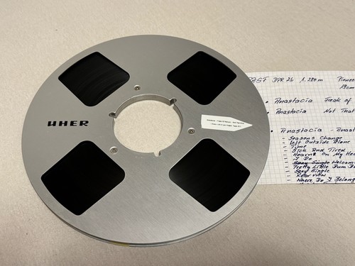 Uher leerspule alu 26cm mit - uher,
