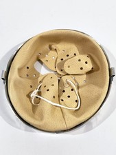 Stahlhelm Innenfutter Wehrmacht Modell 1935. Aluminiumring, Herstellerstempel  u