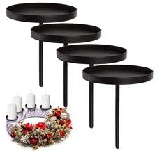 Kerzenhalter aus massivem Metall für Adventskranz,Adventskranzstecker,Kerz Ø 8cm