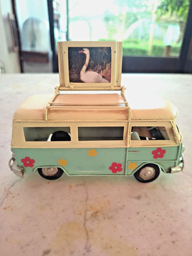 Vintage fotorahmen form - in,