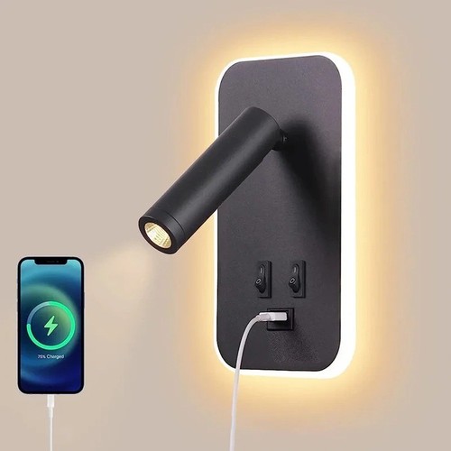 Moderne led wandlampe usb - moderne,