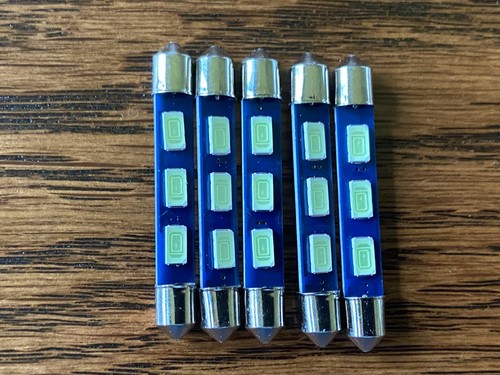 New cool blue 43mm festoon - new,