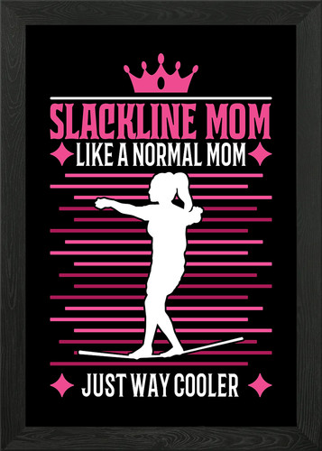 Slackline mom slacklining - mom,