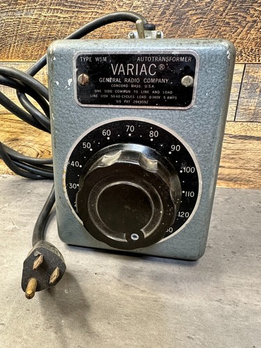 Variac general radio company - variac,