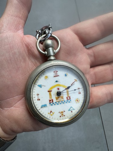 Alte taschenuhr freimaurer - taschenuhr,