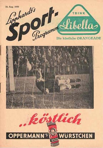 Fussball programmheft 59 - , 58/59