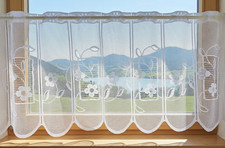 Scheibengardine Blume